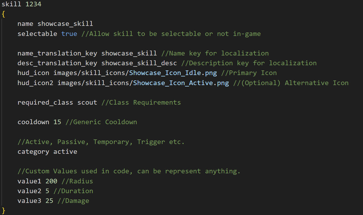 Text-based definition example